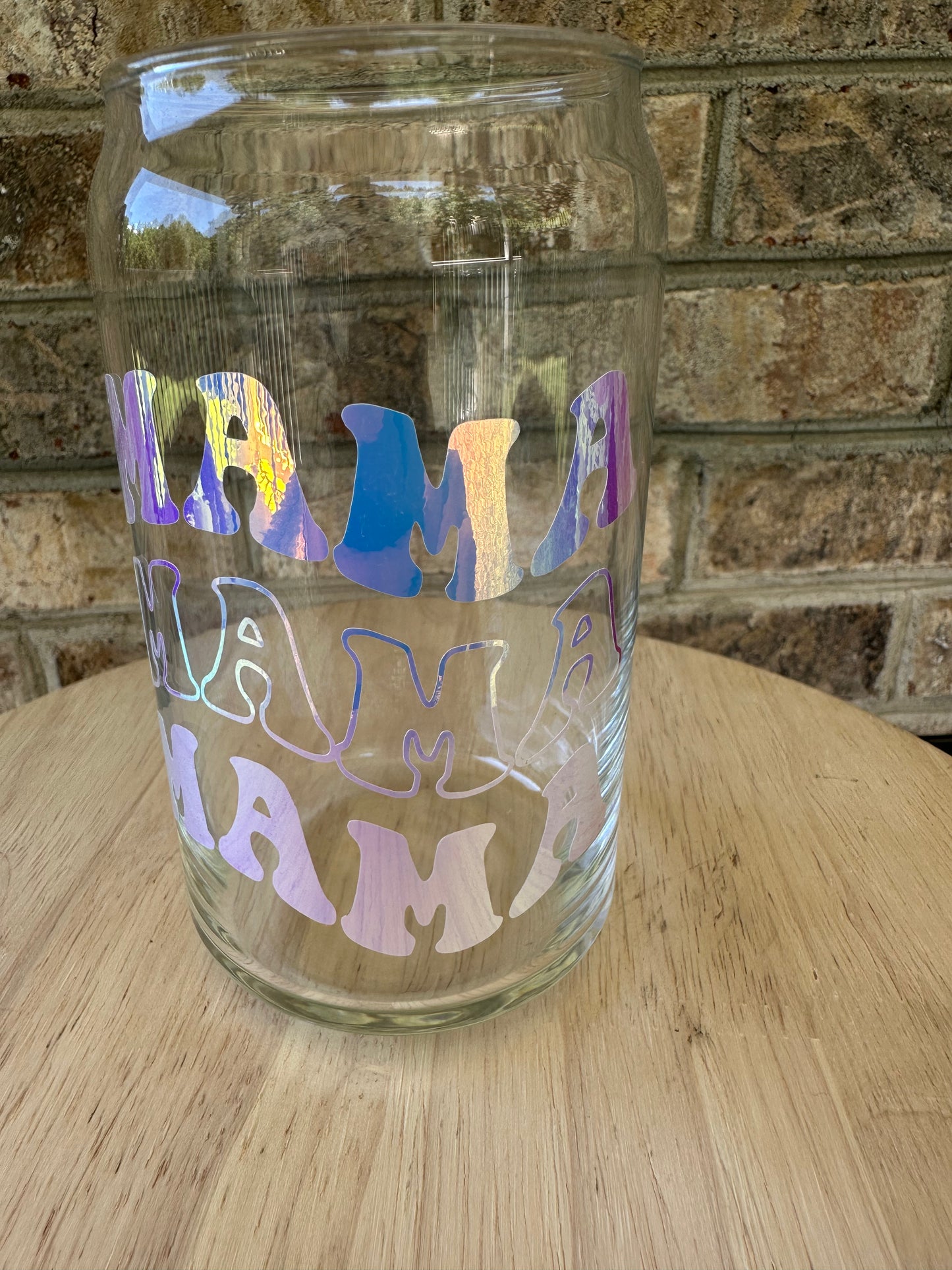 Mama- Pink, Blue, & Purple Holographic