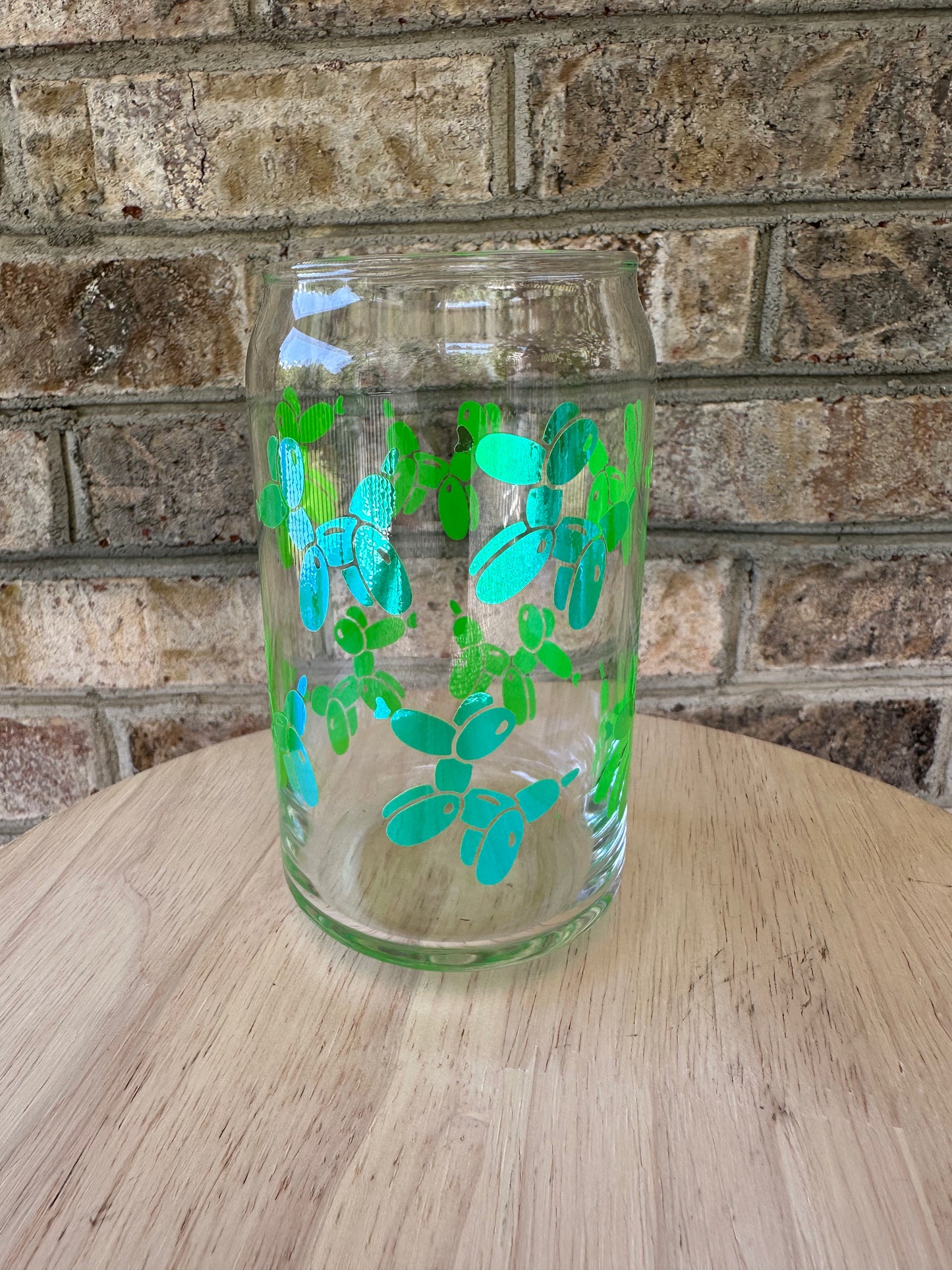 Balloon Animals- Green Holographic