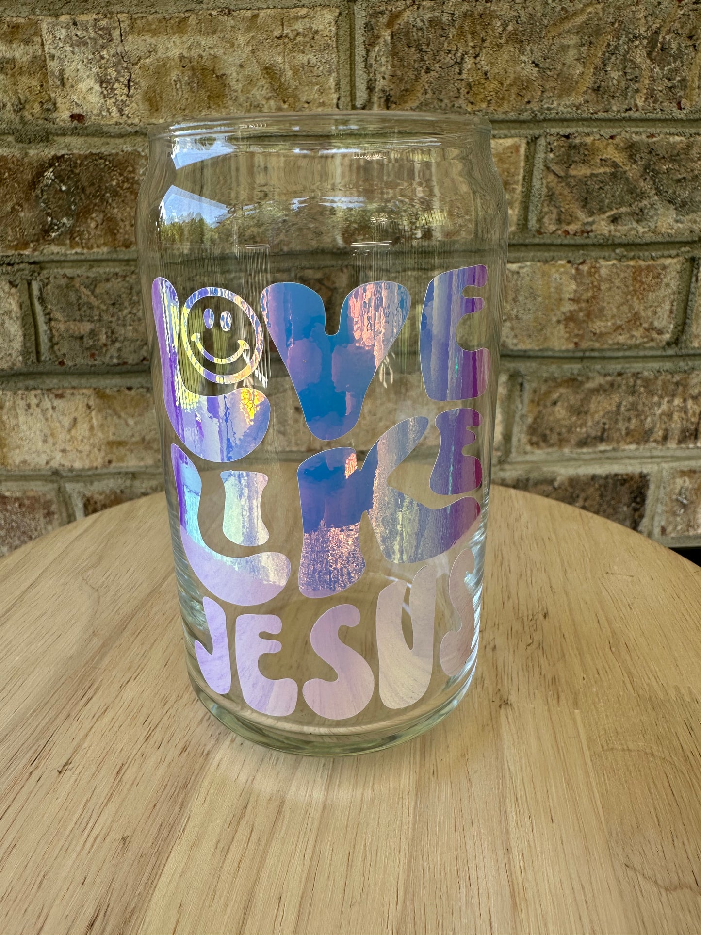Love Like Jesus- Pink, Blue, & Purple Holographic