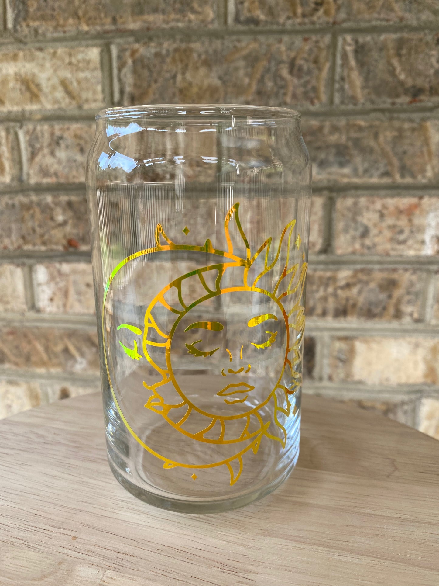 Sun & Moon- Yellow Holographic