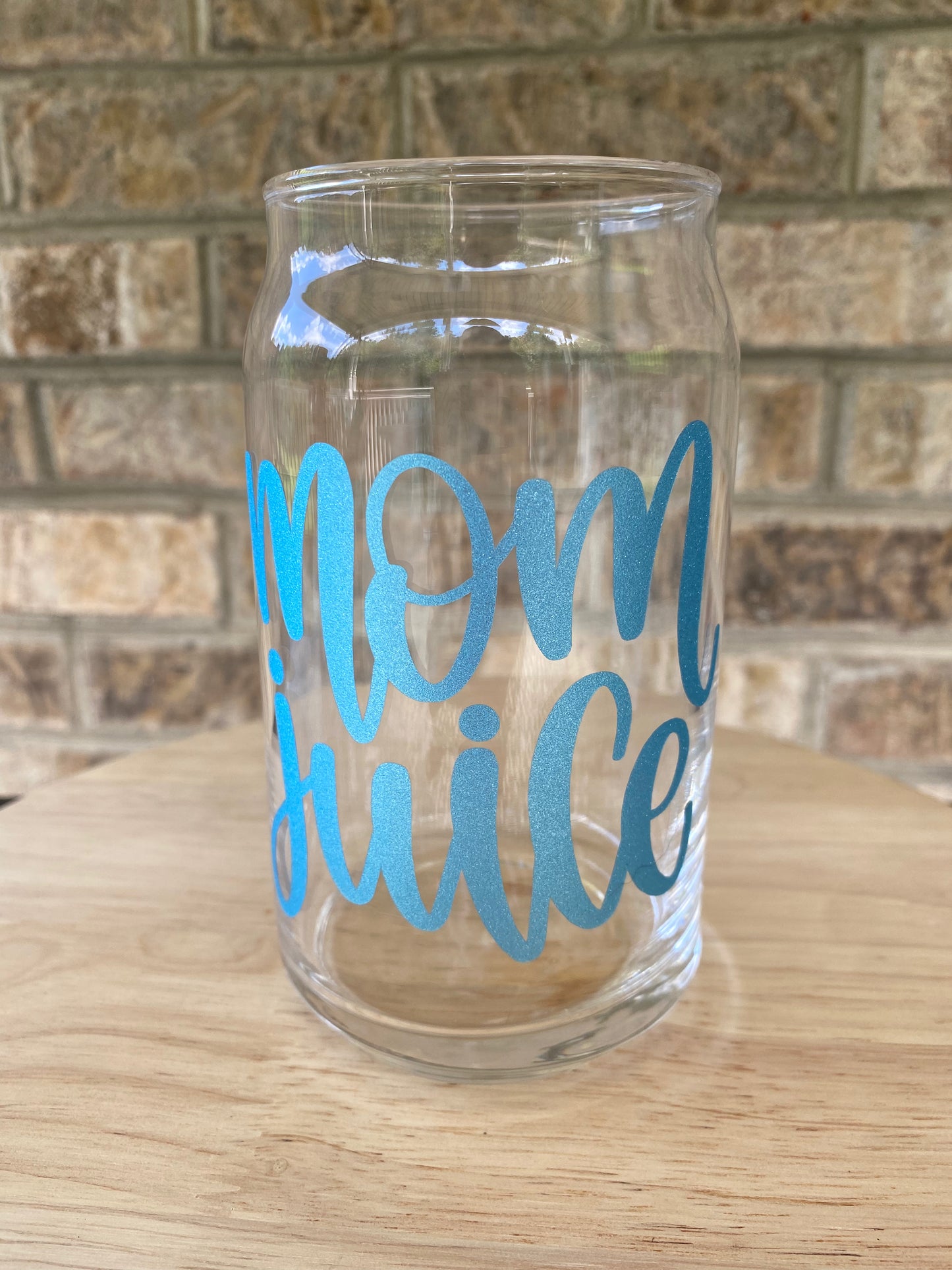 Mom Juice-Carolina Blue Glitter