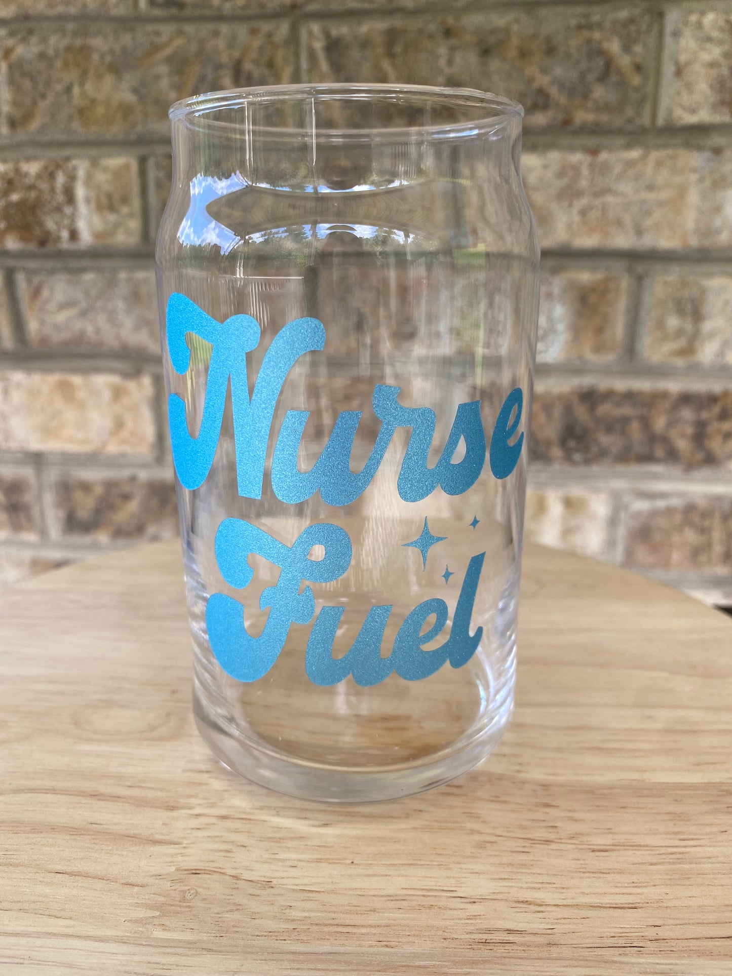 Nurse Fuel-Carolina Blue Glitter