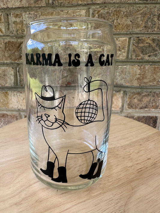 Karma is a Cat (Cowboy Cat)- Black