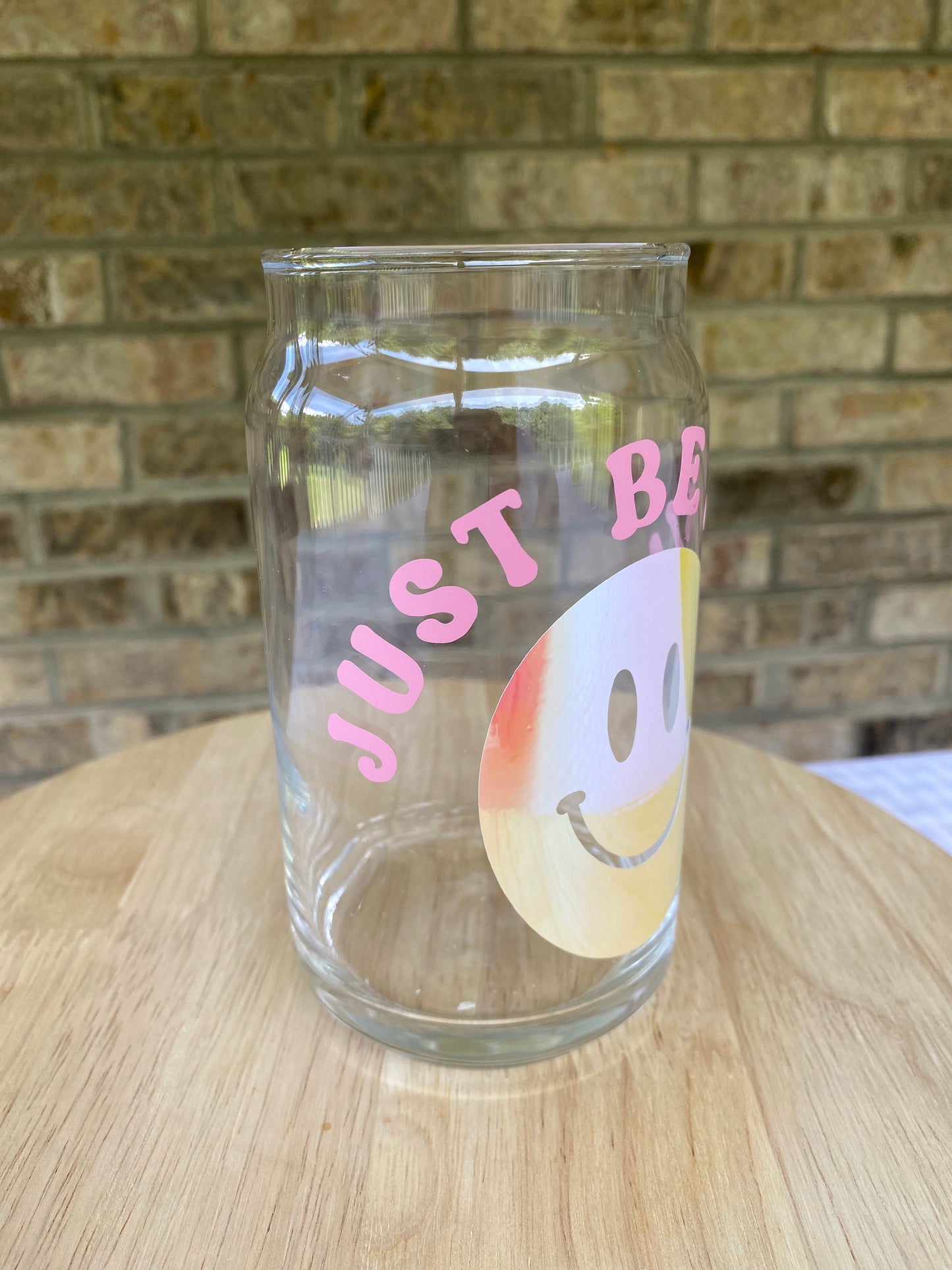 Just Be Kind-Pink & Yellow Holographic