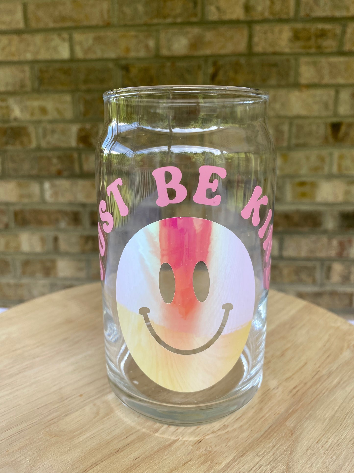 Just Be Kind-Pink & Yellow Holographic