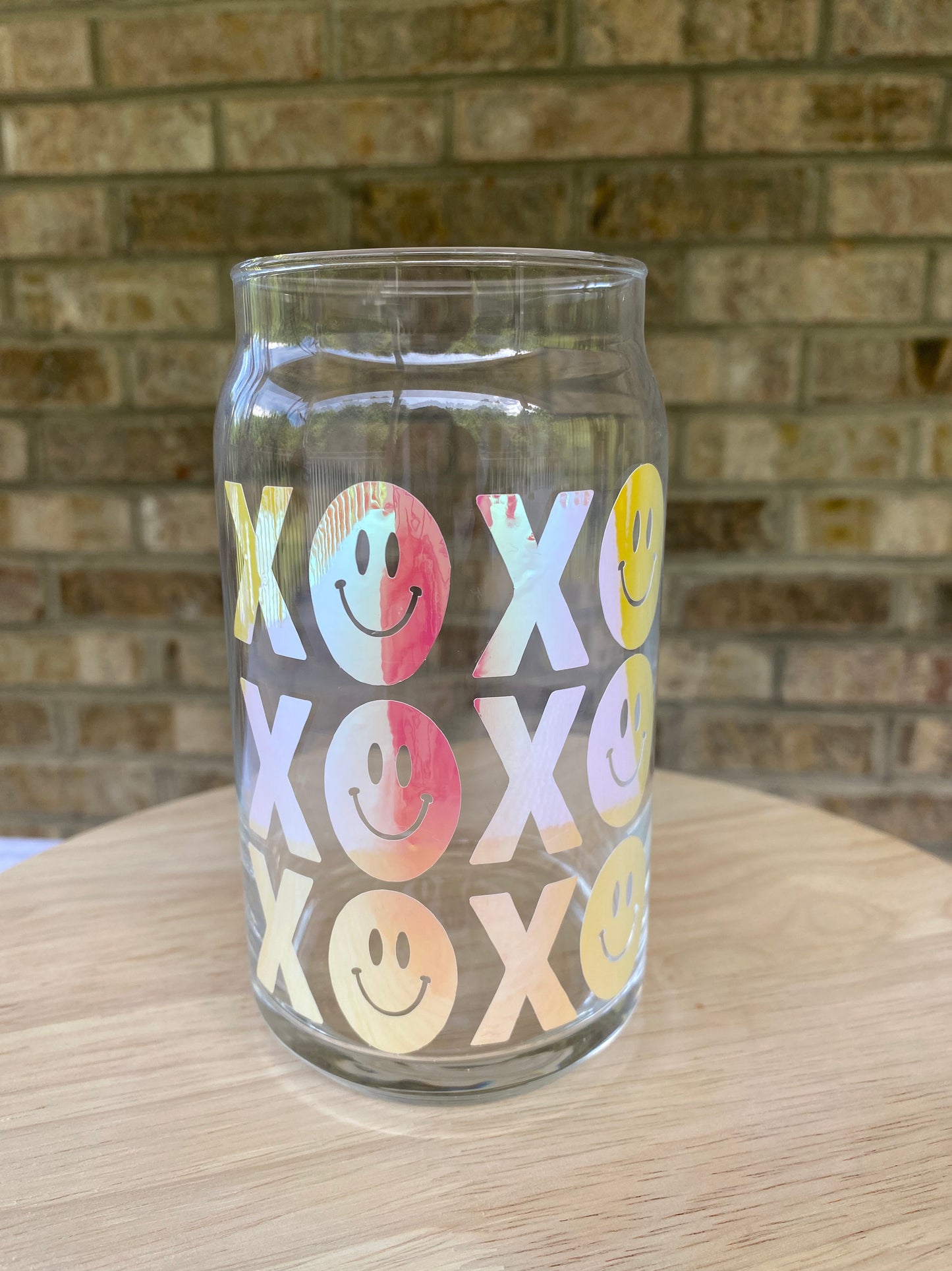 XOXO Smiley-Multicolor Holographic