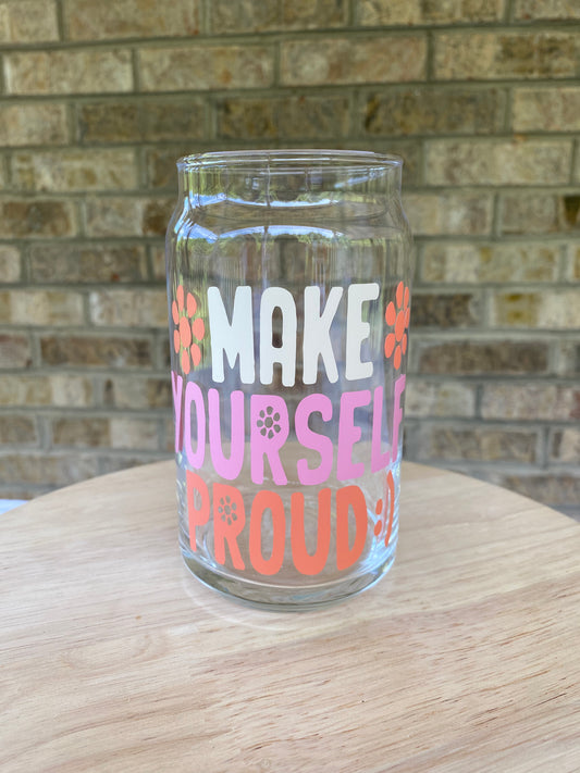 Make Yourself Proud- Pink, Orange, Cream