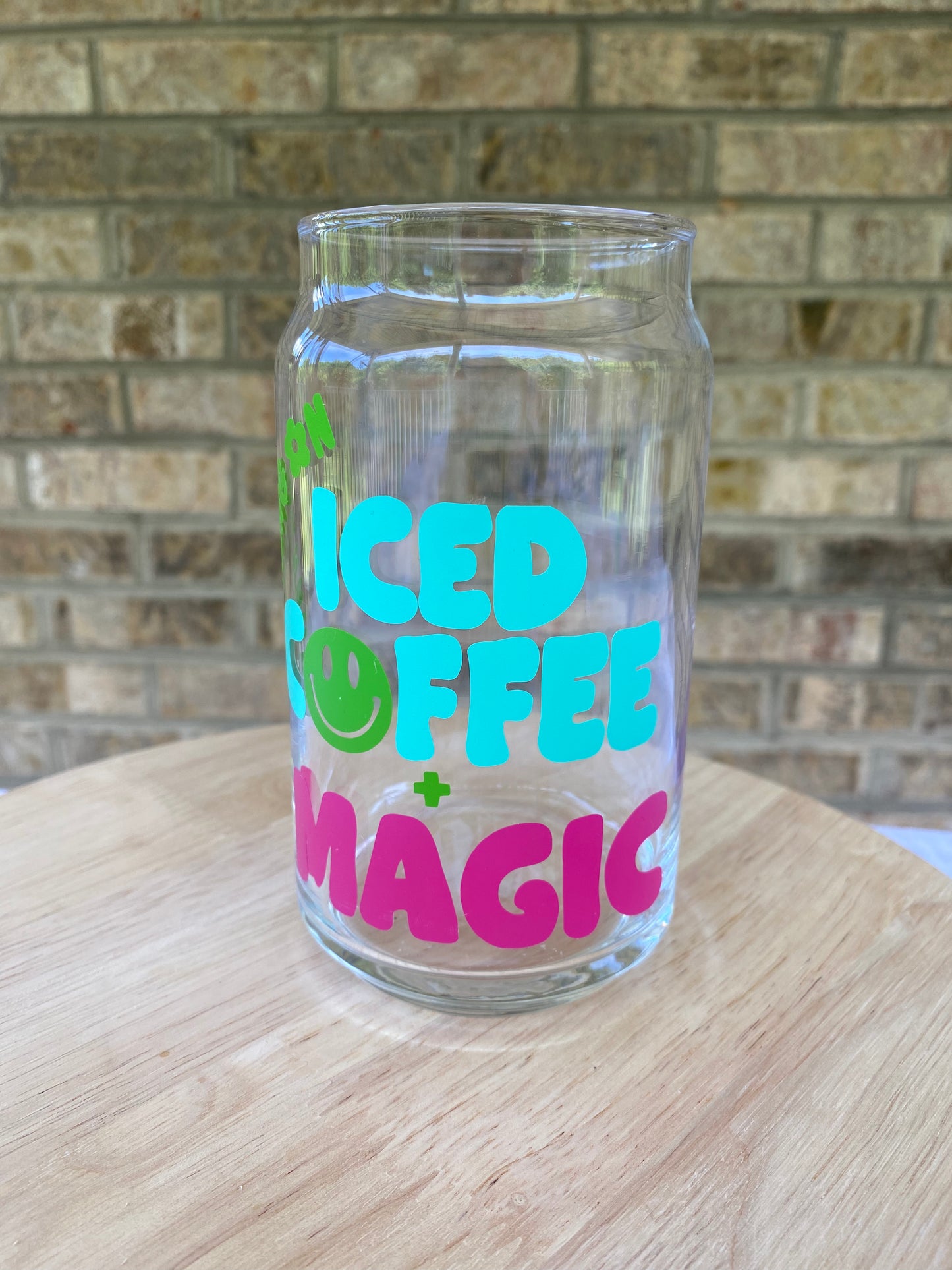 Running on Iced Coffee + Magic- Green, Pink, Blue