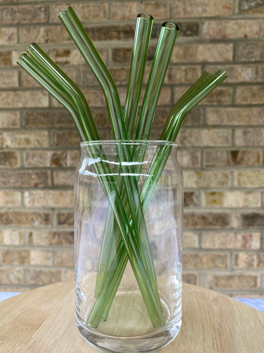 Glass Straw- Green