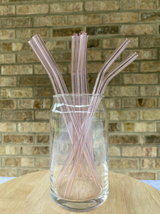 Glass Straw- Pink