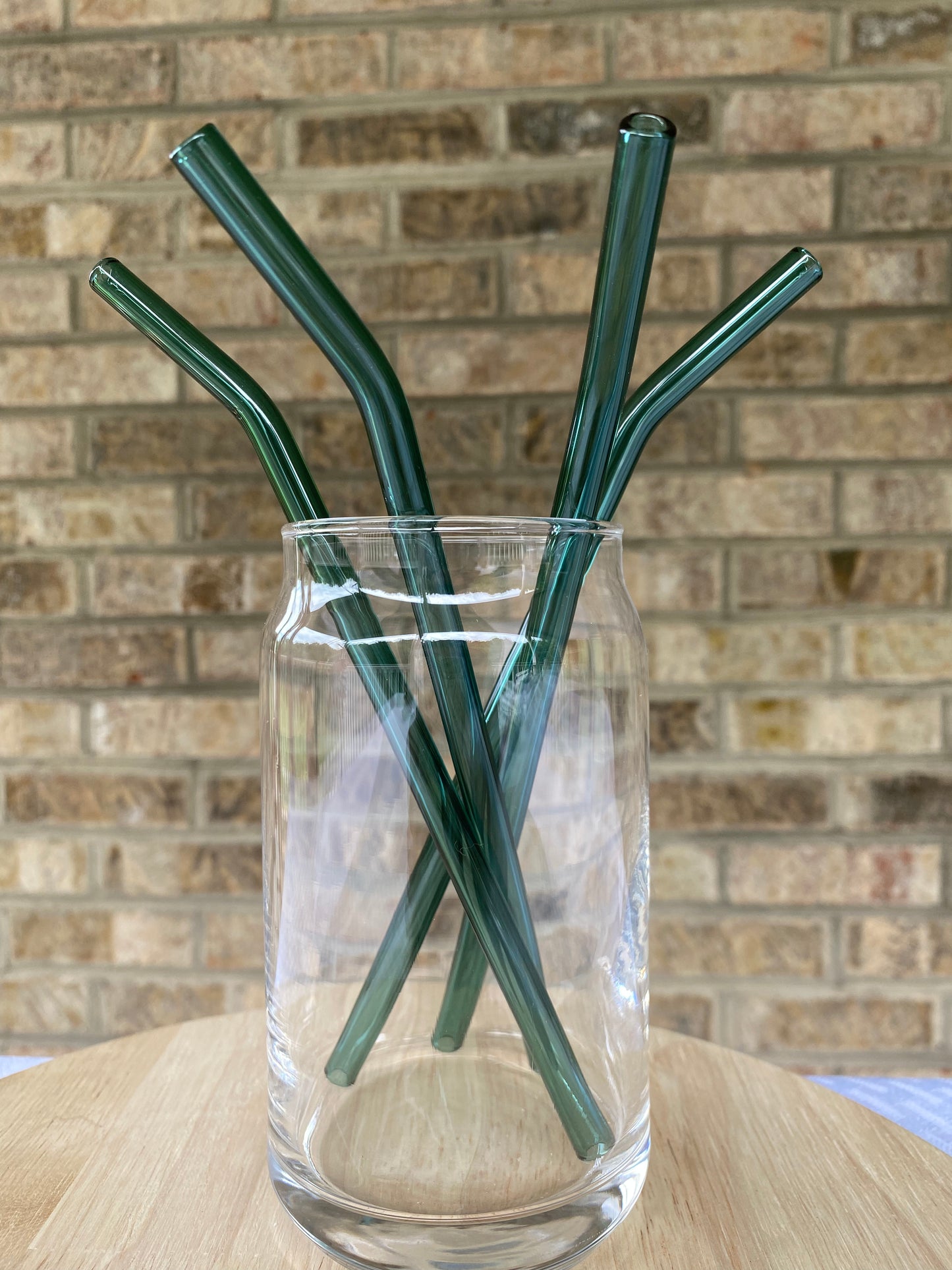 Glass Straw- Blue